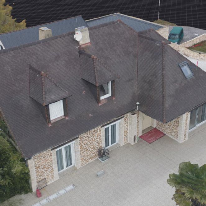 Nuage de points bâtiment par drone